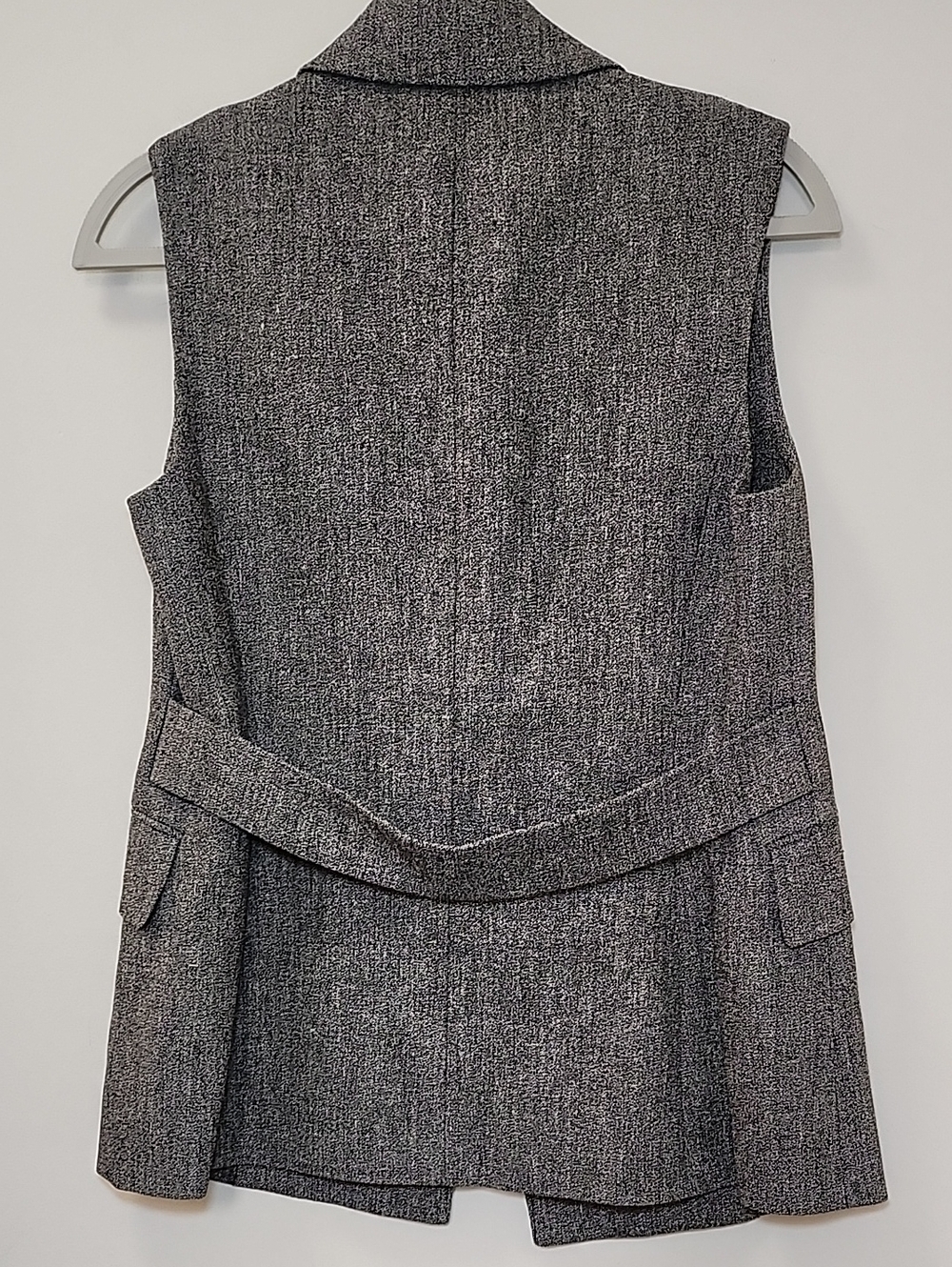Theory Sedeia vest and matching trouser set structured gray Size 6 - Picture 8 of 16